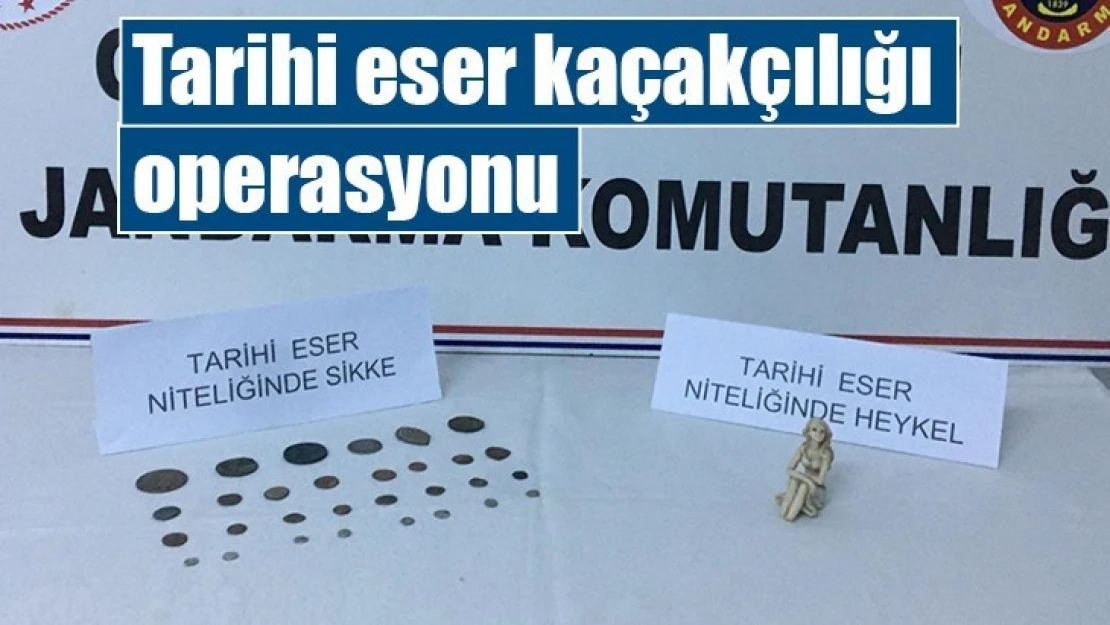 Tarihi eser kaçakçılığı operasyonu