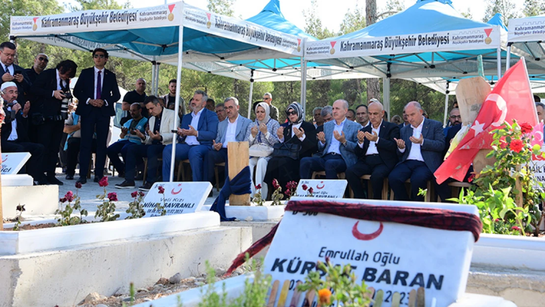 TBMM Başkanı Kurtulmuş, deprem şehitleri için Kur-an okudu