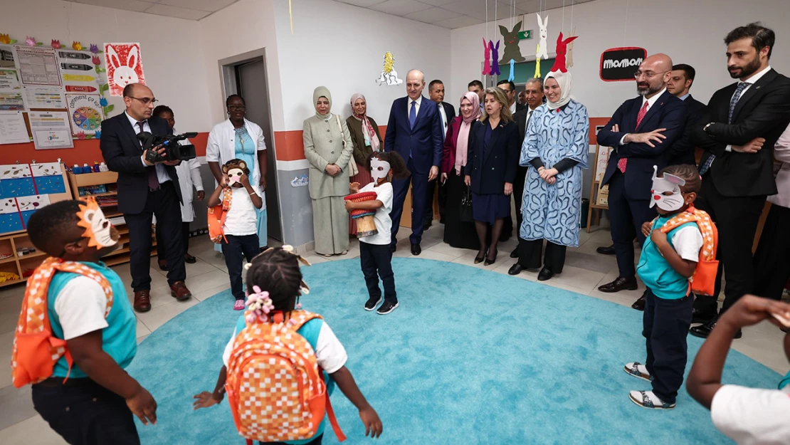 TBMM Başkanı Kurtulmuş, Fildişi Sahili'ndeki okulları ziyaret etti