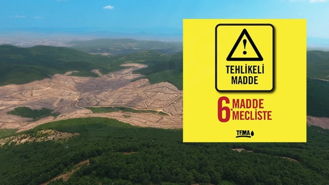 TEMA Vakfı: 'Madde 6'ya hayır'