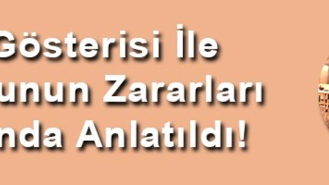 Tiyatro Gösterisi İle Uyuşturucunun Zararları Türkoğlu'nda Anlatıldı!