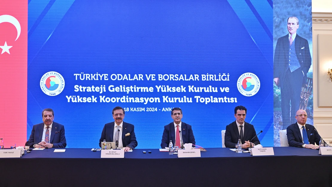 TOBB Strateji Geliştirme Yüksek Kurulu toplandı