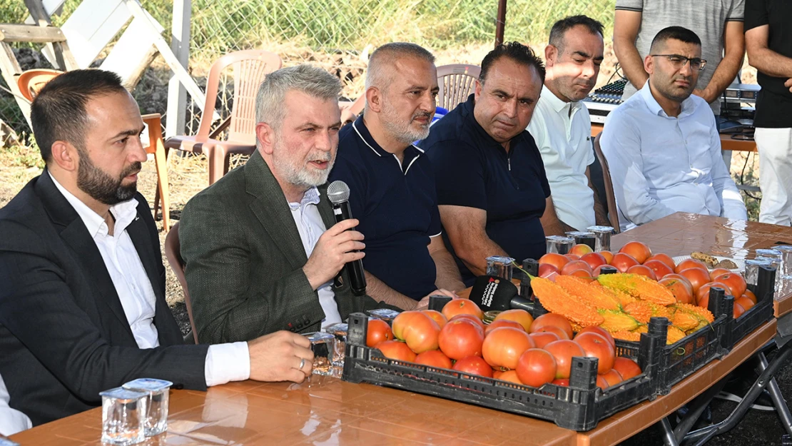 Topraktan sofraya bereket zincirine Başkan Görgel'den destek