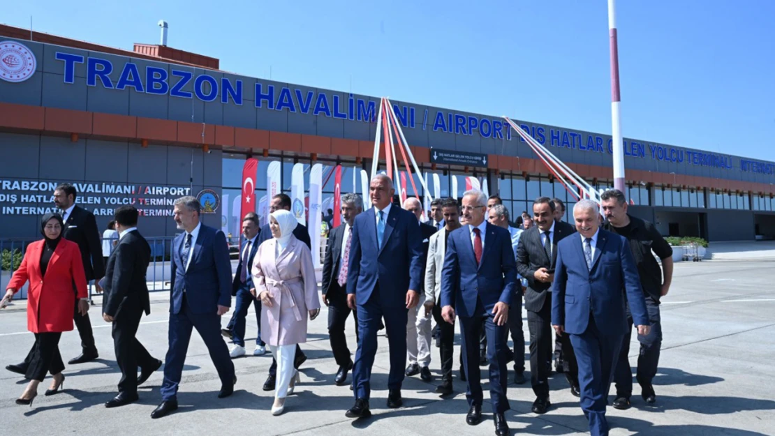 Trabzon Havalimanı hizmete açıldı