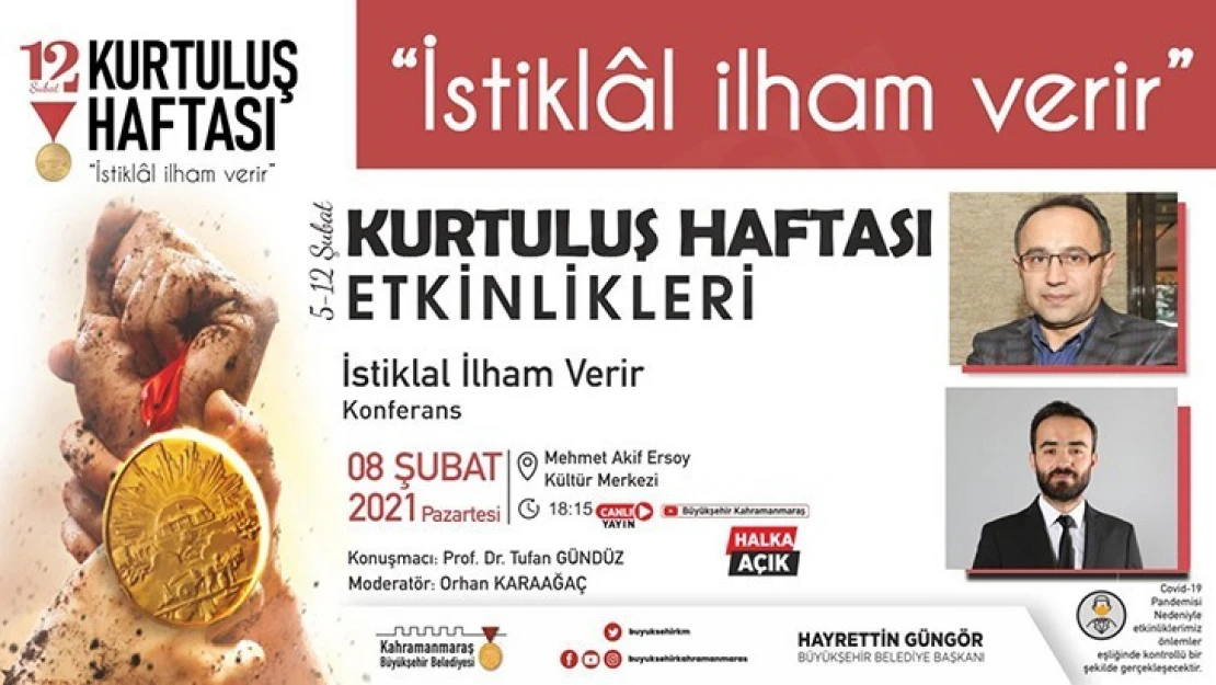 Tufan Gündüz ile 'İstiklal İlham Verir' konferansı