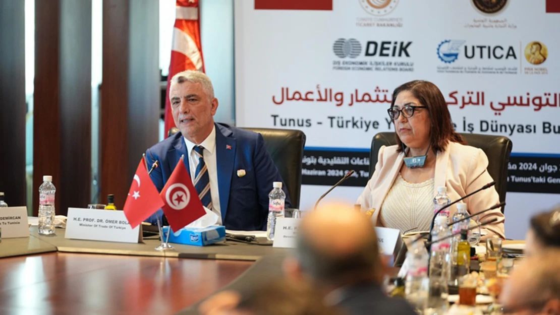 Tunus'ta, Türkiye-Tunus Yatırım ve İş Forumu düzenlendi