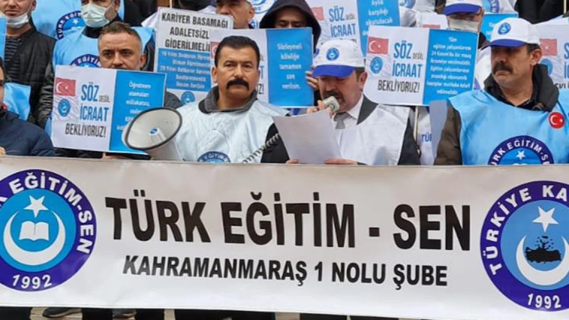 Türk Eğitim Sen'li Yenipınar, öğretmenlik meslek kanununla ilgili konuştu