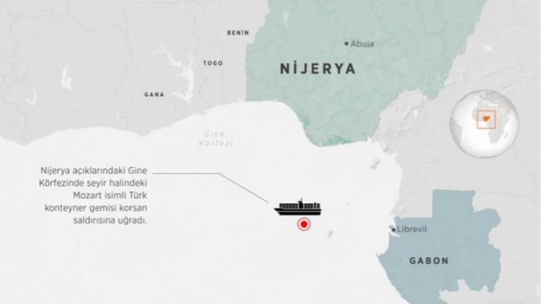 Türk gemisi Nijerya açıklarında kaçırıldı