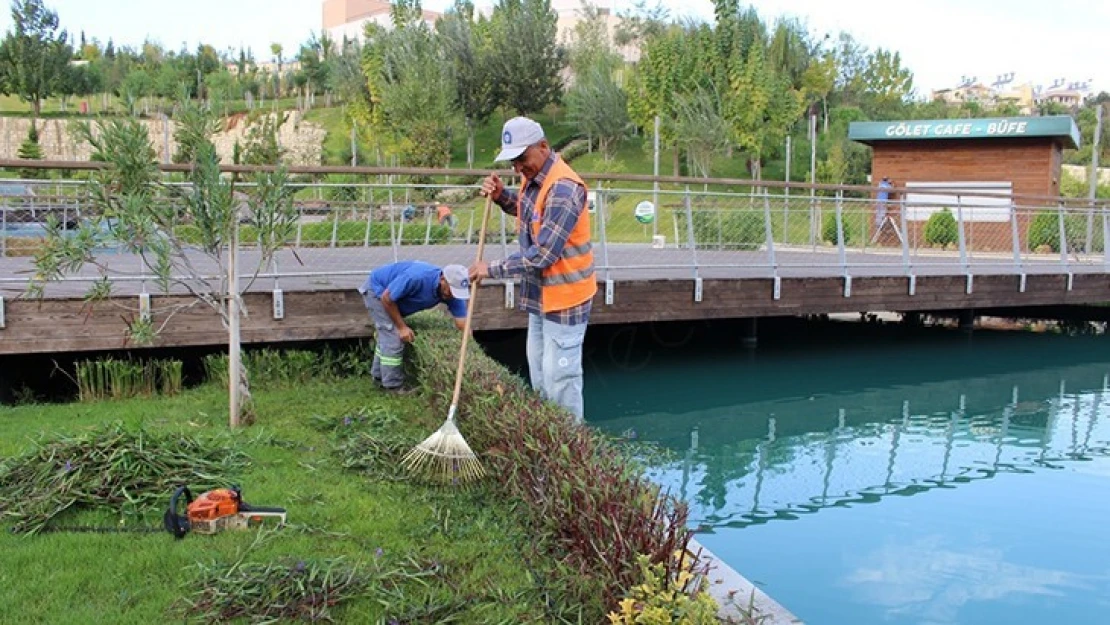 Türkbeleni Kent Parkı'nda peyzaj ve bakım çalışması