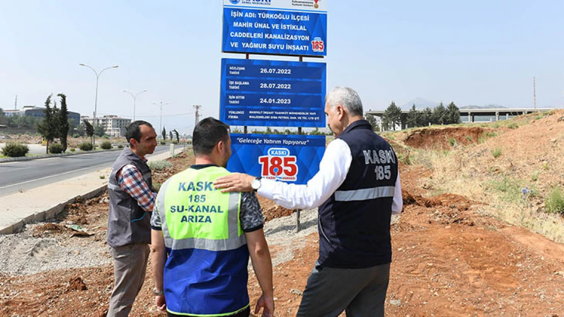 Türkoğlu'nda prestij cadde projesi için çalışmalar başladı