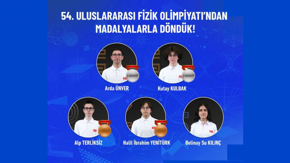 Uluslararası Kimya ve Fizik Olimpiyatı'nda büyük başarı