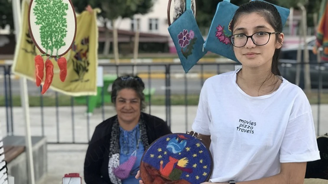 Üreten kadınlar evlerinin ekonomisine katkı sağlıyor