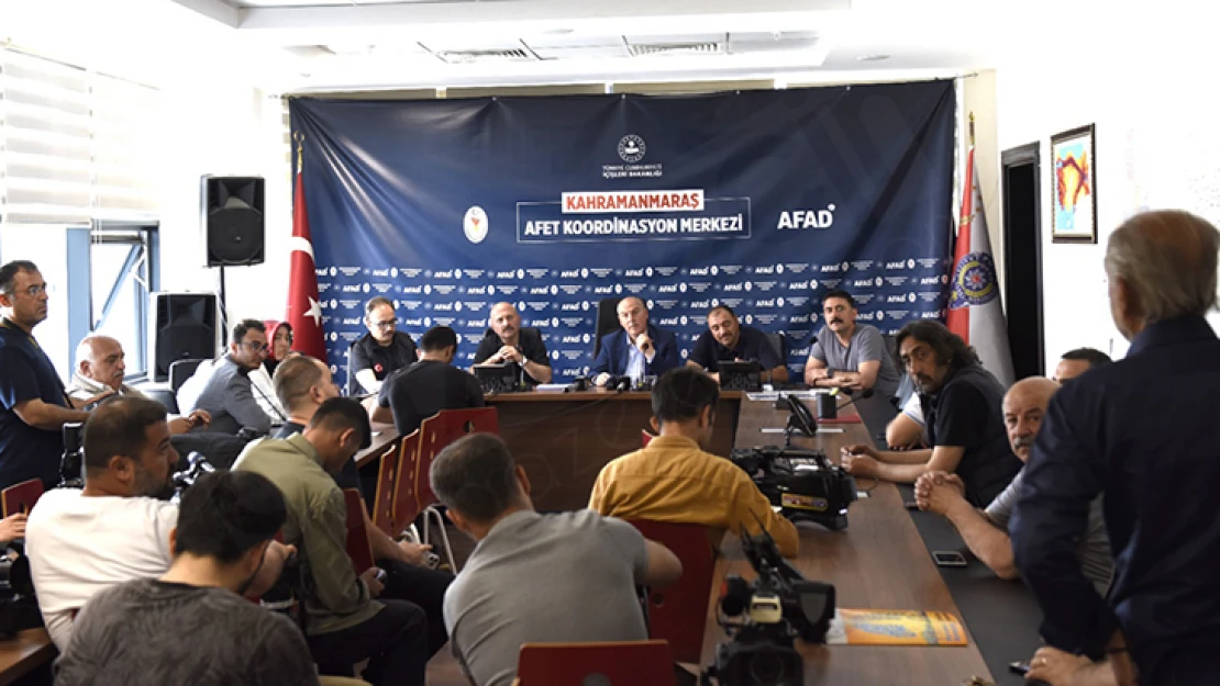 Vali Coşkun, 6 Şubat sonrası Kahramanmaraş'taki son durumu açıkladı