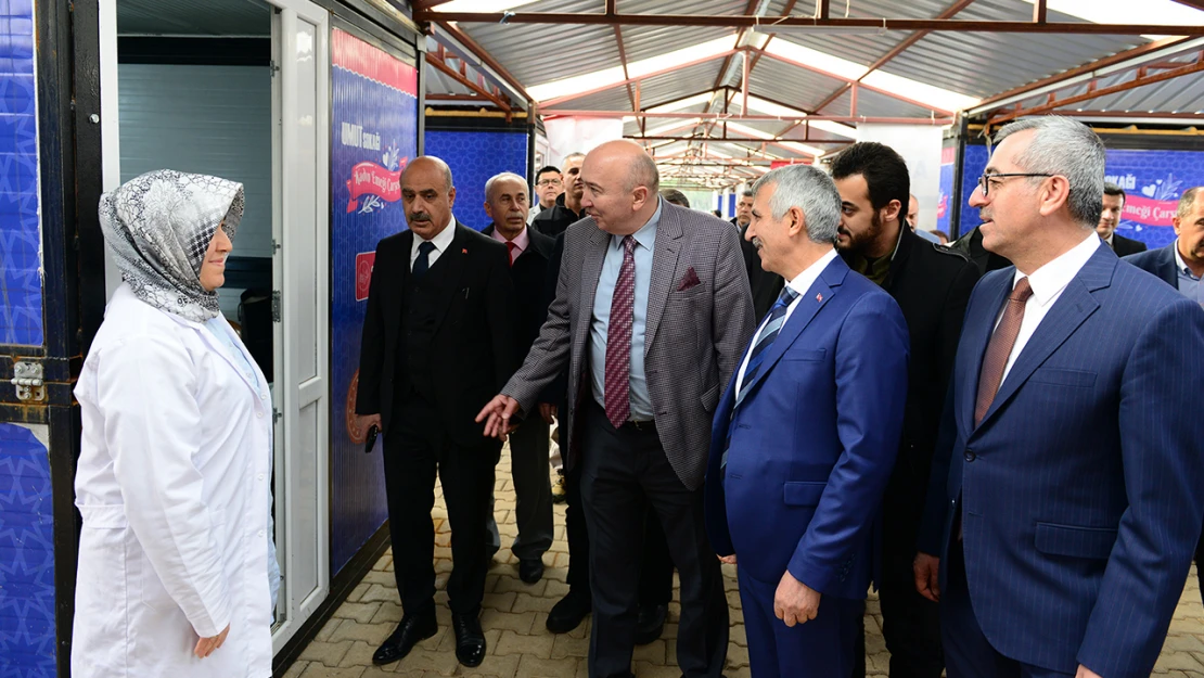 Vali Ünlüer ve Başkan Güngör, KSÜ'de ziyaret ve incelemelerde bulundu