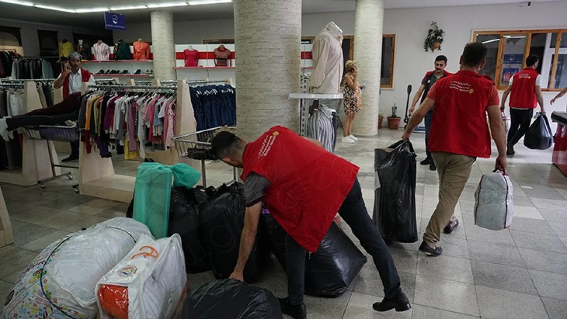 Yangın bölgelerine Kahramanmaraş'tan bir destek daha yola çıktı