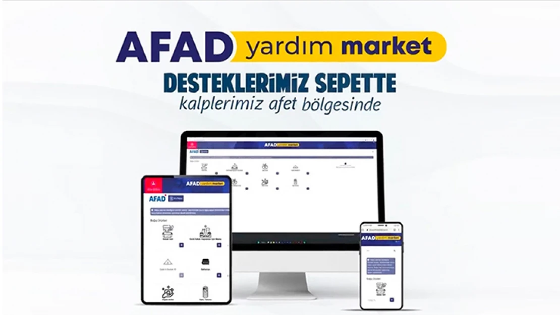 Yardım Market uygulaması aktifleştirildi