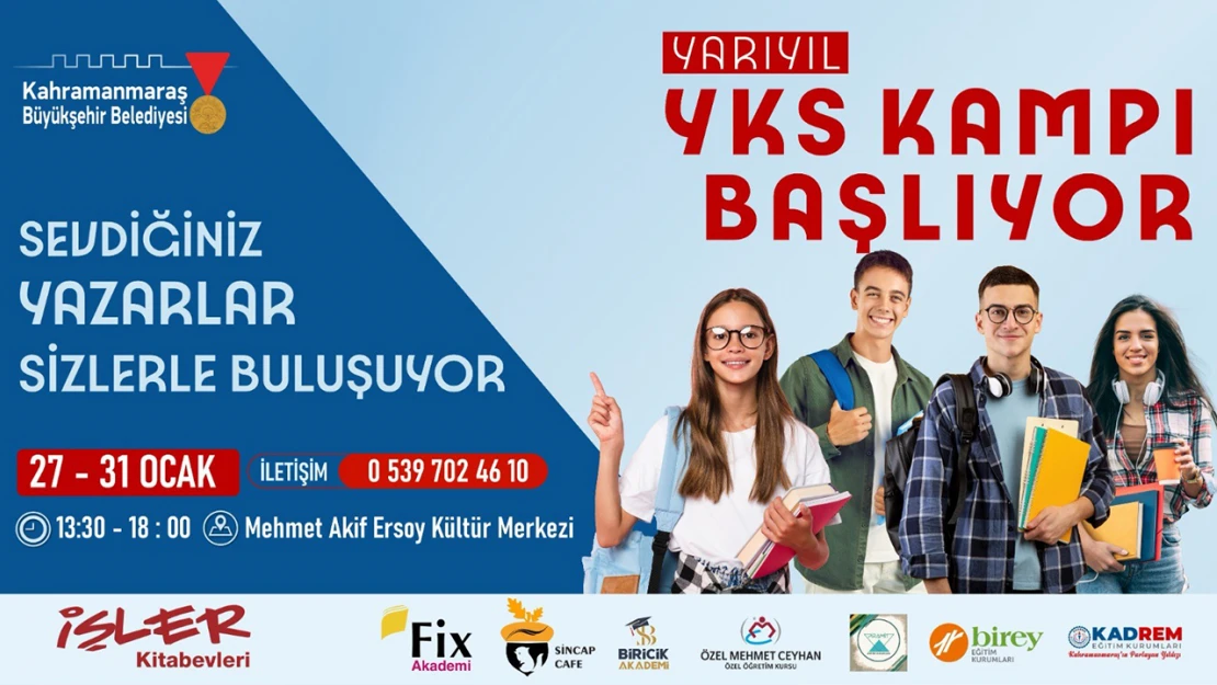 Yarıyıl tatilinde YKS Kampı gençlerle buluşacak!