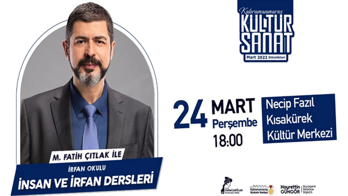 Yazar Fatih Çıtlak'la 'İnsan ve İrfan Dersleri'