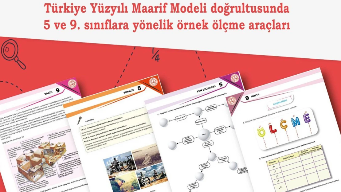 Yeni müfredata uygun yeni örnek ölçme araçları yayımlandı