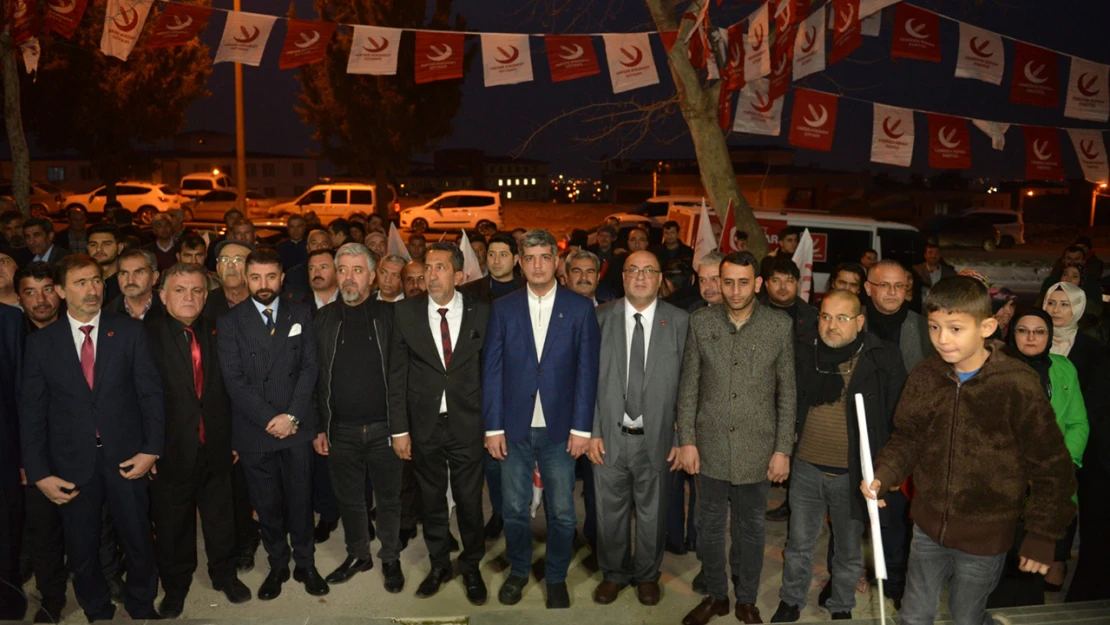 Yeniden Refah Partisi, Dulkadiroğlu seçim ofisini açtı