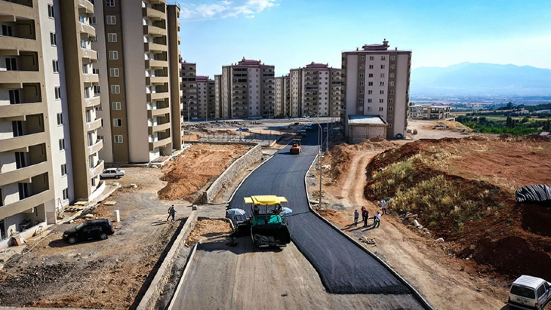 Yenikent'in ulaşım ağında yoğun çalışma