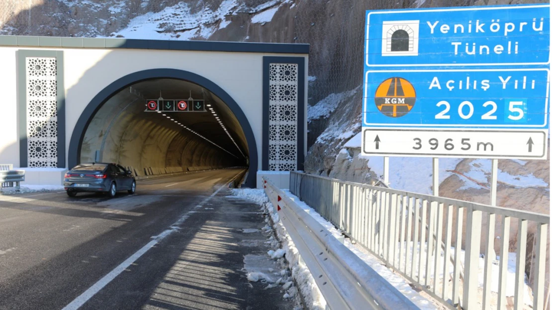 Yeniköprü tüneli trafiğe açıldı