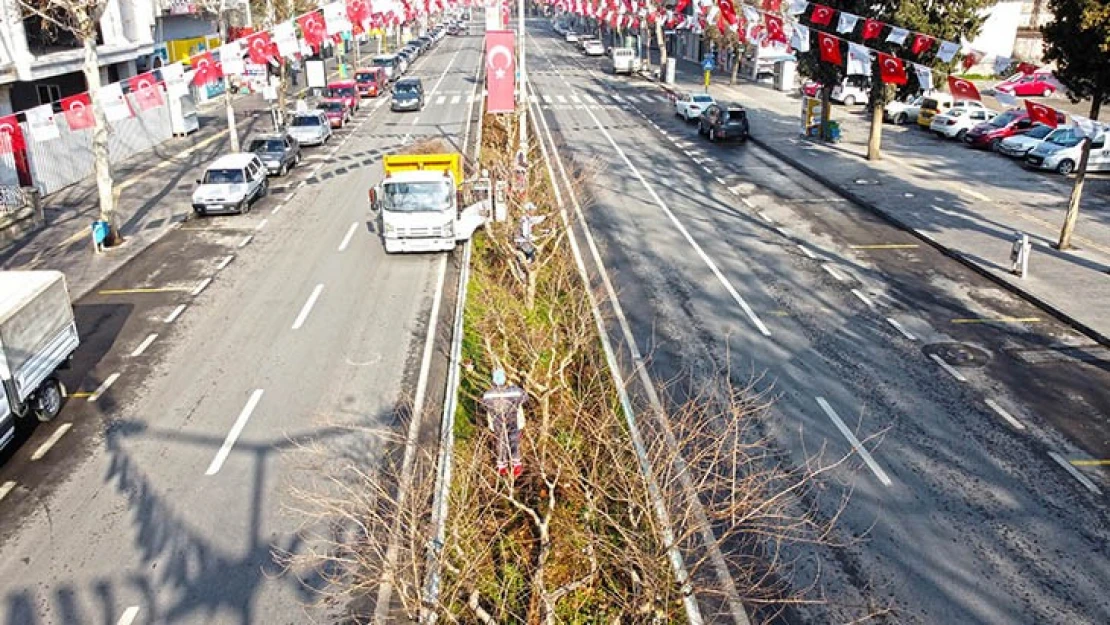 Yeşil alanlar bahara hazırlanıyor