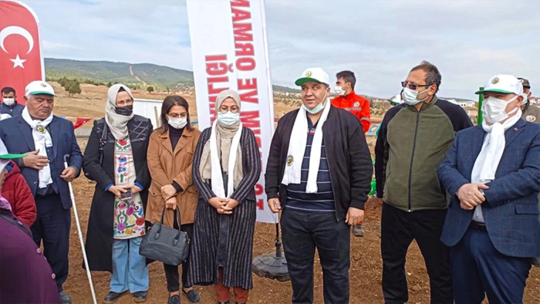 Yeşil Gözüm hatıra ormanı Kahramanmaraş'ta açıldı