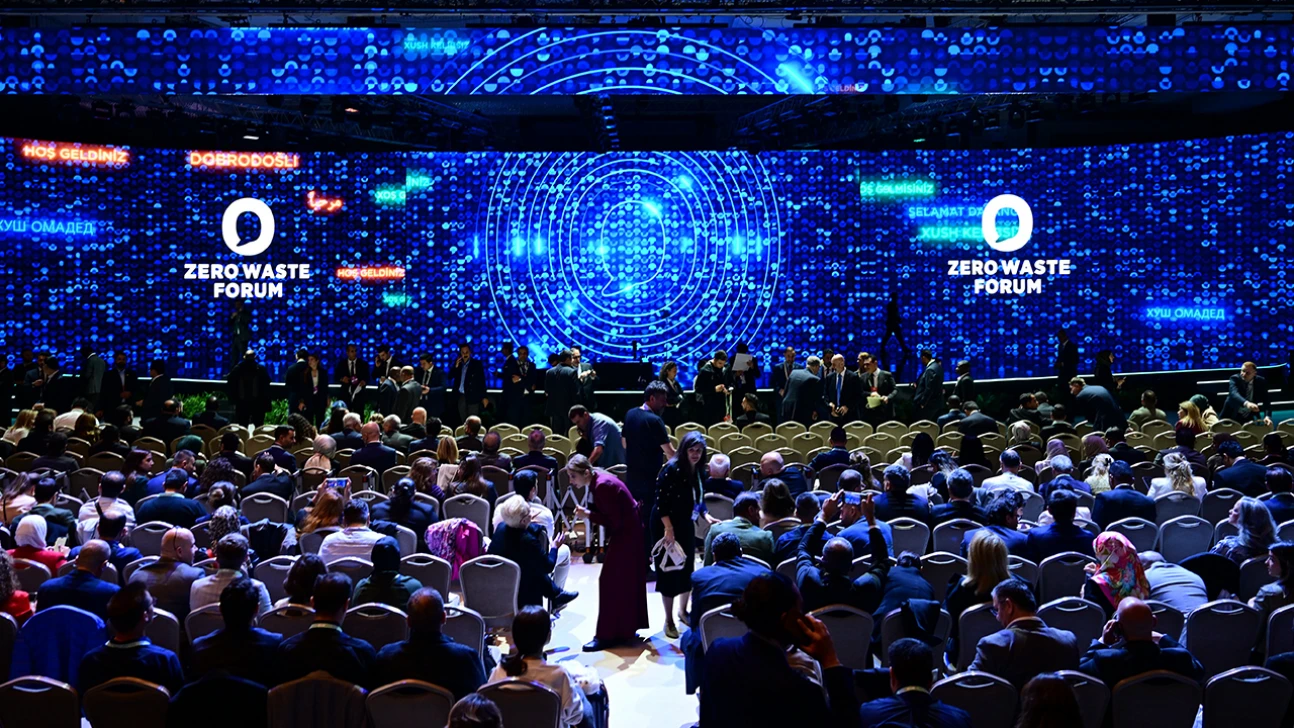 104 ülkeden katılımı ile sıfır atık forumu İstanbul'da başladı