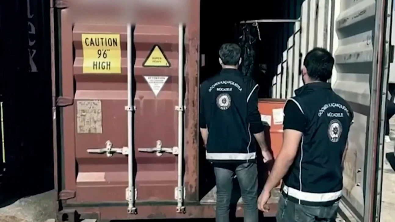 44 göçmen limanda yakalandı