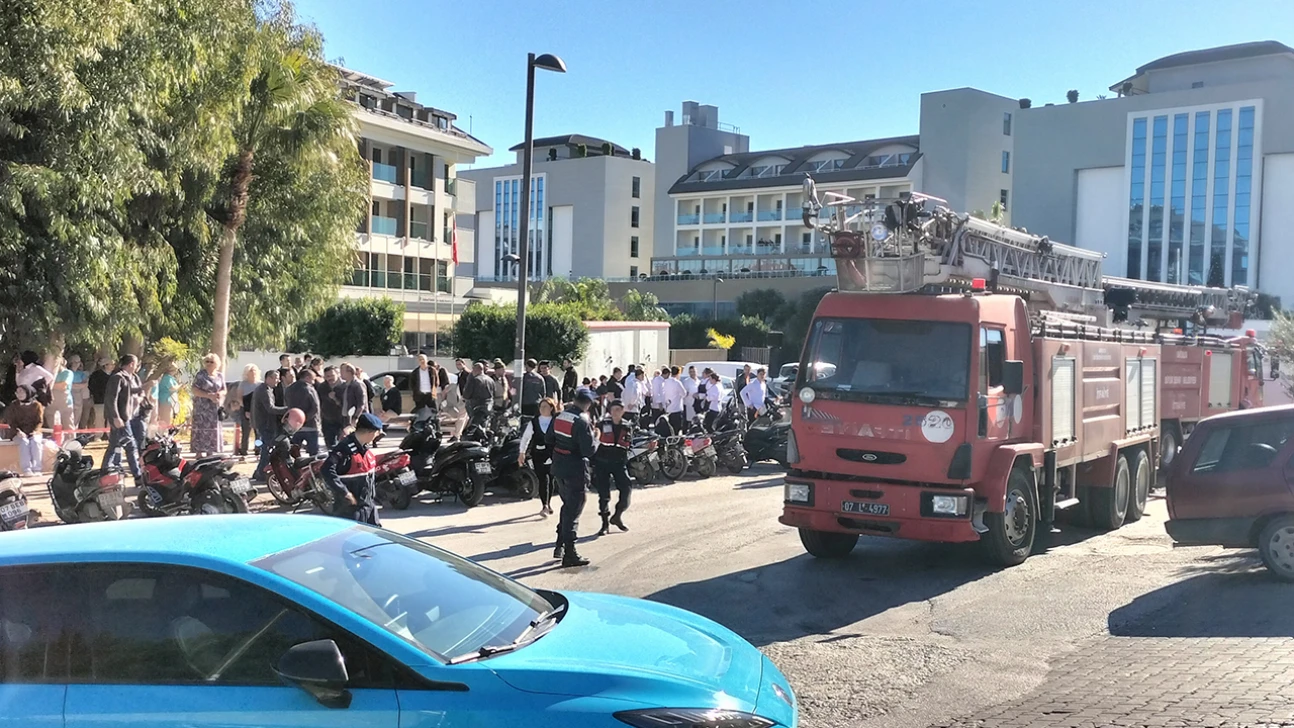 5 yıldızlı otelde yangın paniği