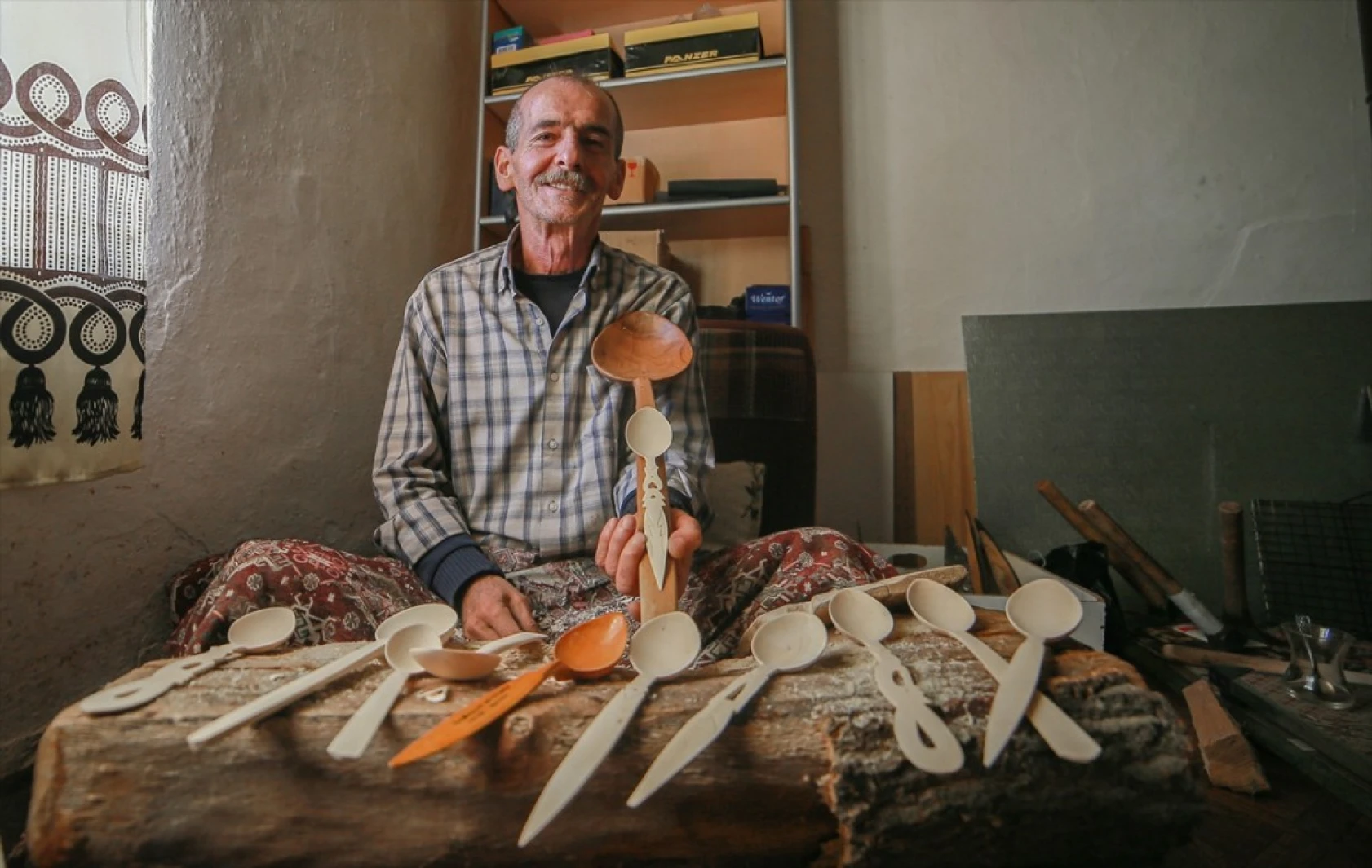 Tahta kaşık zanaatı