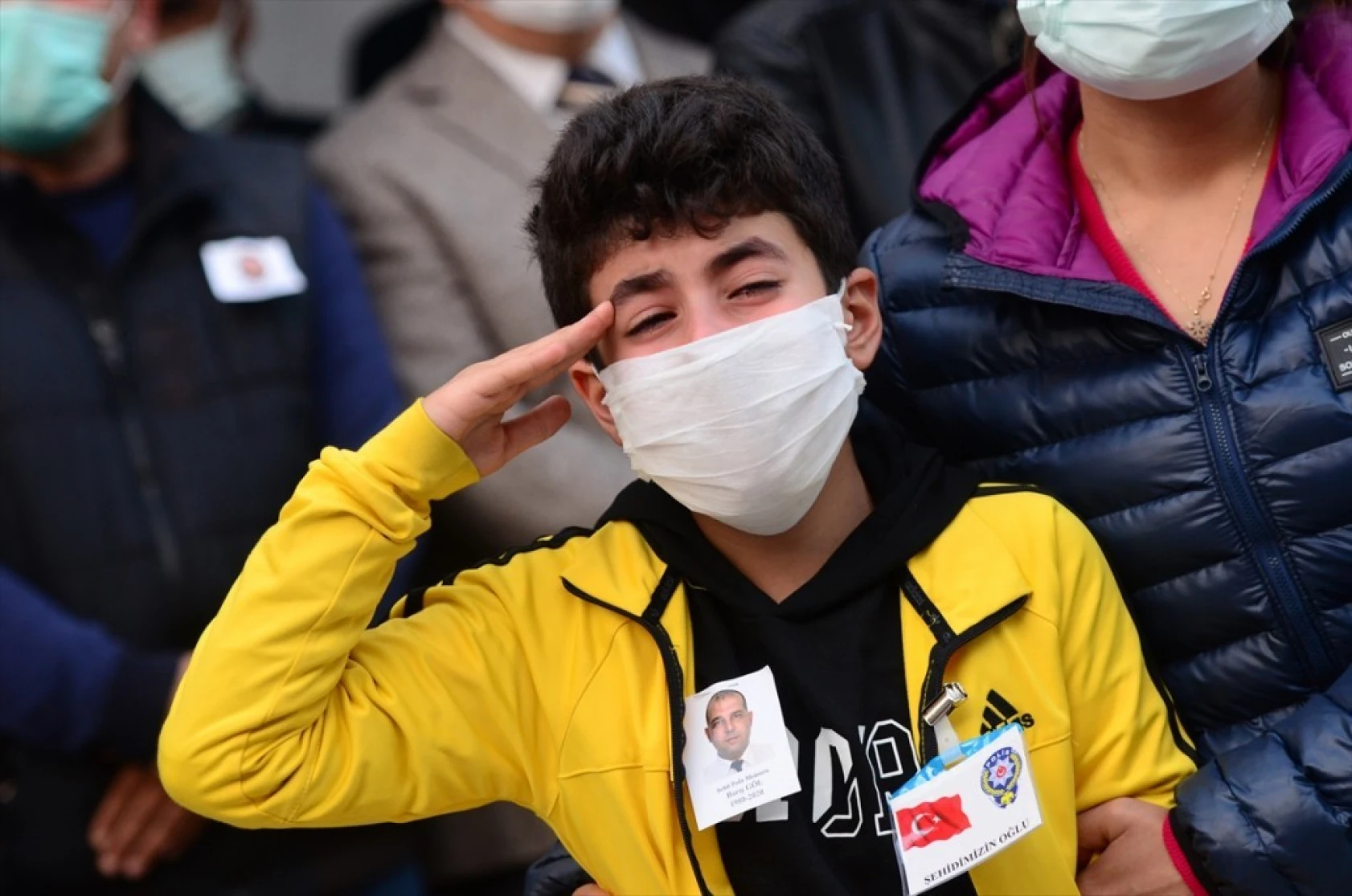 Şehit Polis Memuru Barış Göl, törenle uğurlandı