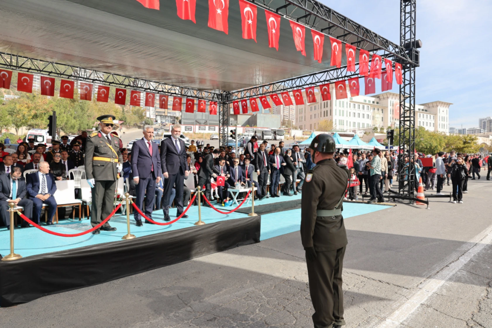 Kahramanmaraş'ta cumhuriyetin 101'inci yılı coşkuyla kutlandı