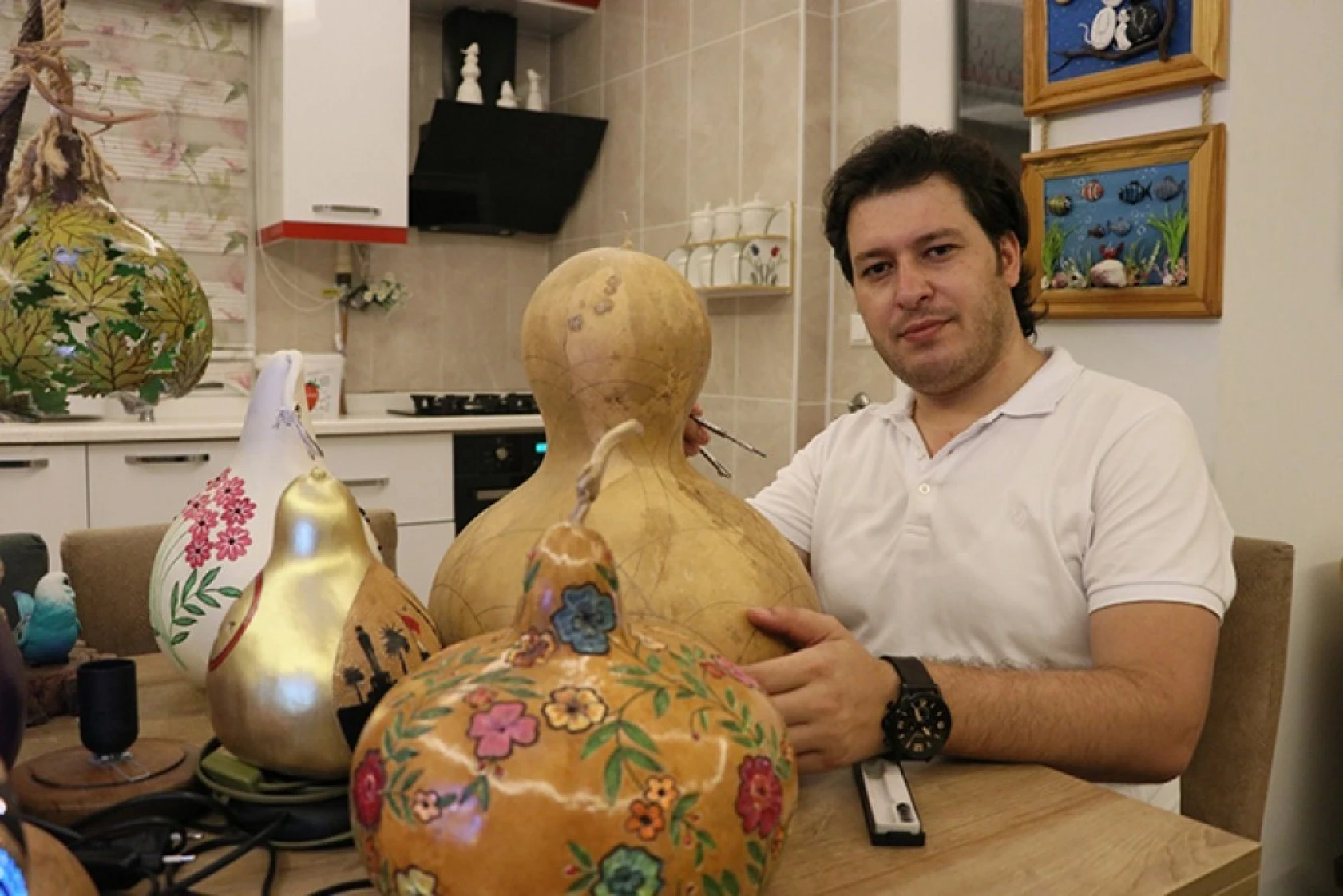 Su kabağından süs eşyaları