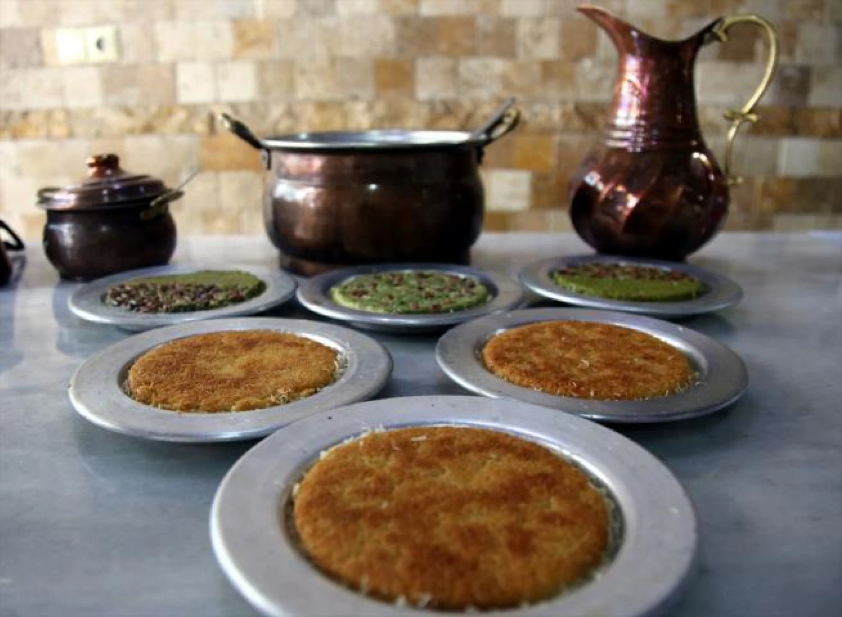 Hatay'ın coğrafi işaret tescil belgeli tatlısı Antakya künefesi