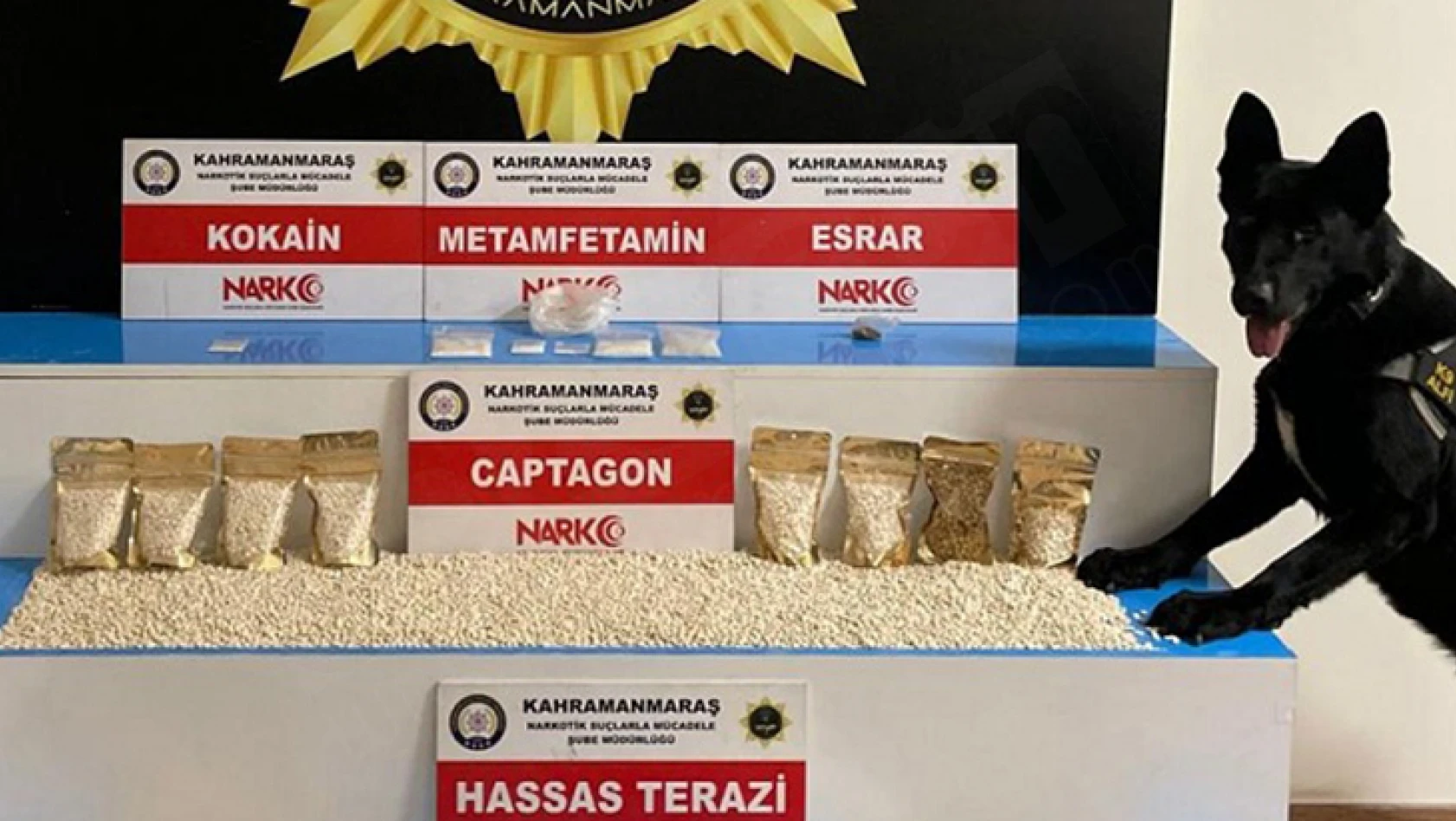 Kahramanmaraş'ta tarihi narkotik operasyon: 8 Gözaltı