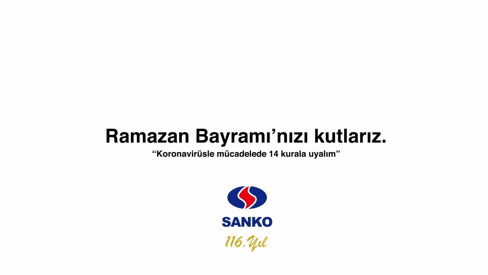 SANKO Holding Ramazan Bayramı mesajı