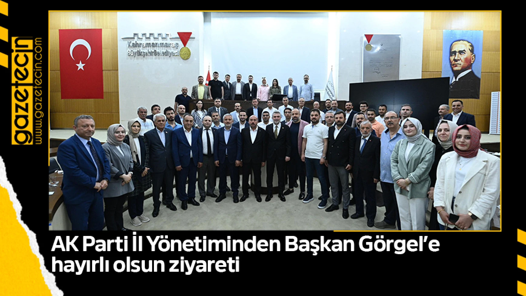 AK Parti İl Yönetiminden Başkan Görgel’e hayırlı olsun ziyareti