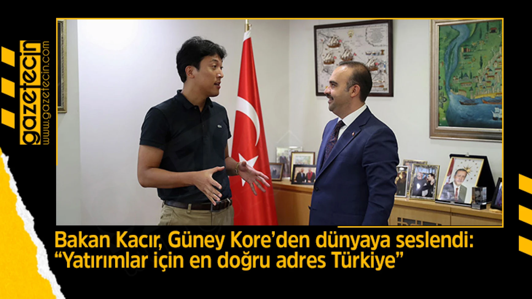 Bakan Kacır, Güney Kore’den dünyaya seslendi, Yatırımlar için en doğru adres Türkiye