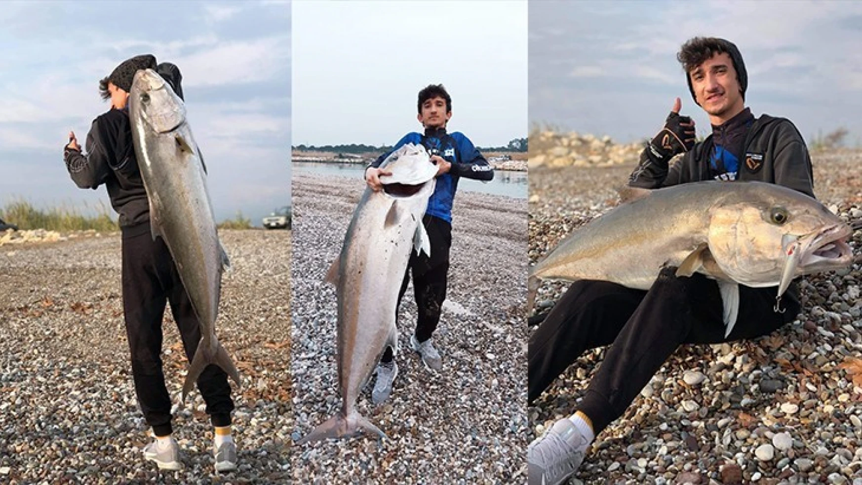 42 kilogramlık balığı oltayla yakaladı