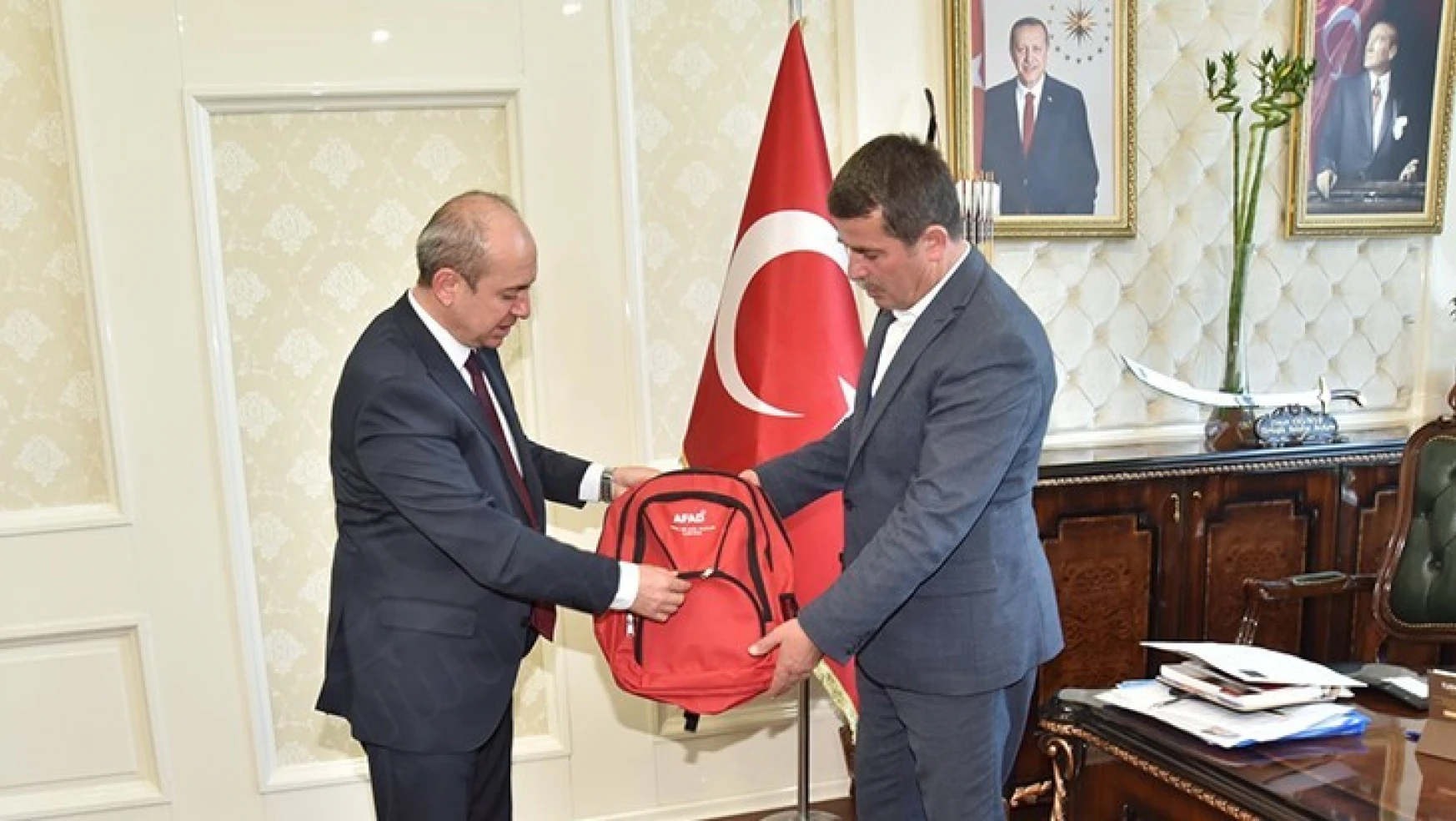 AFAD Başkanı Coşkun'dan Başkan Okumuş'a ziyaret