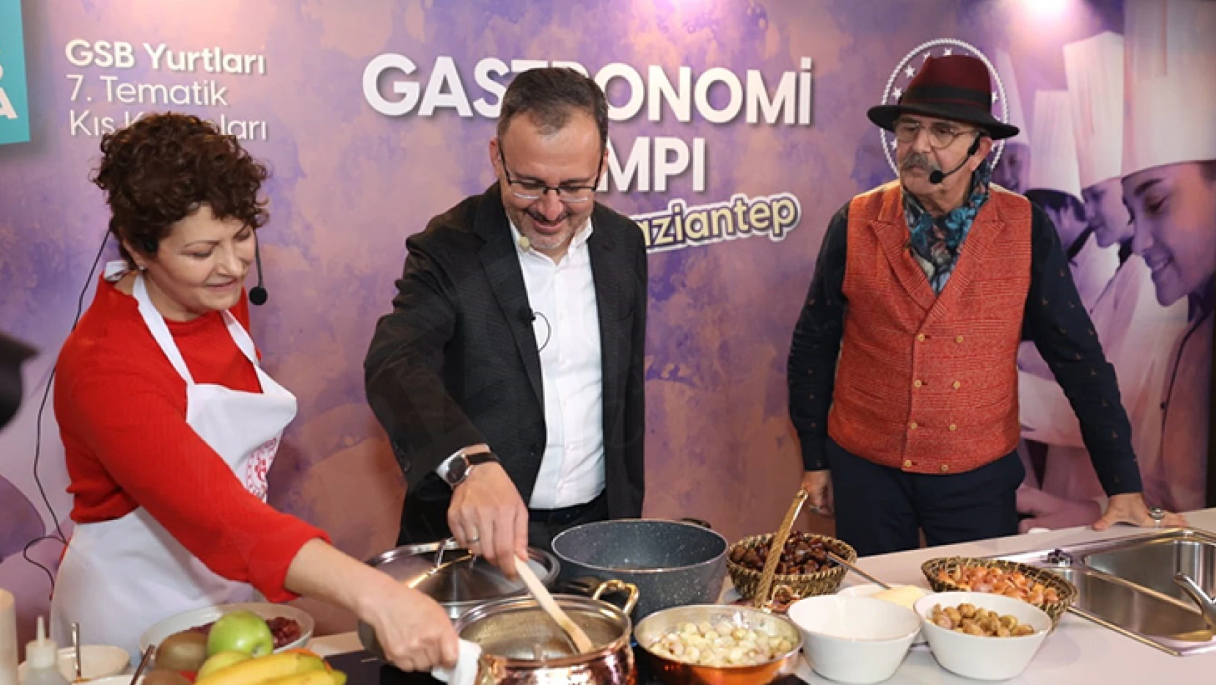 Bakan Kasapoğlu, 'Gastronomi Kampı'nda