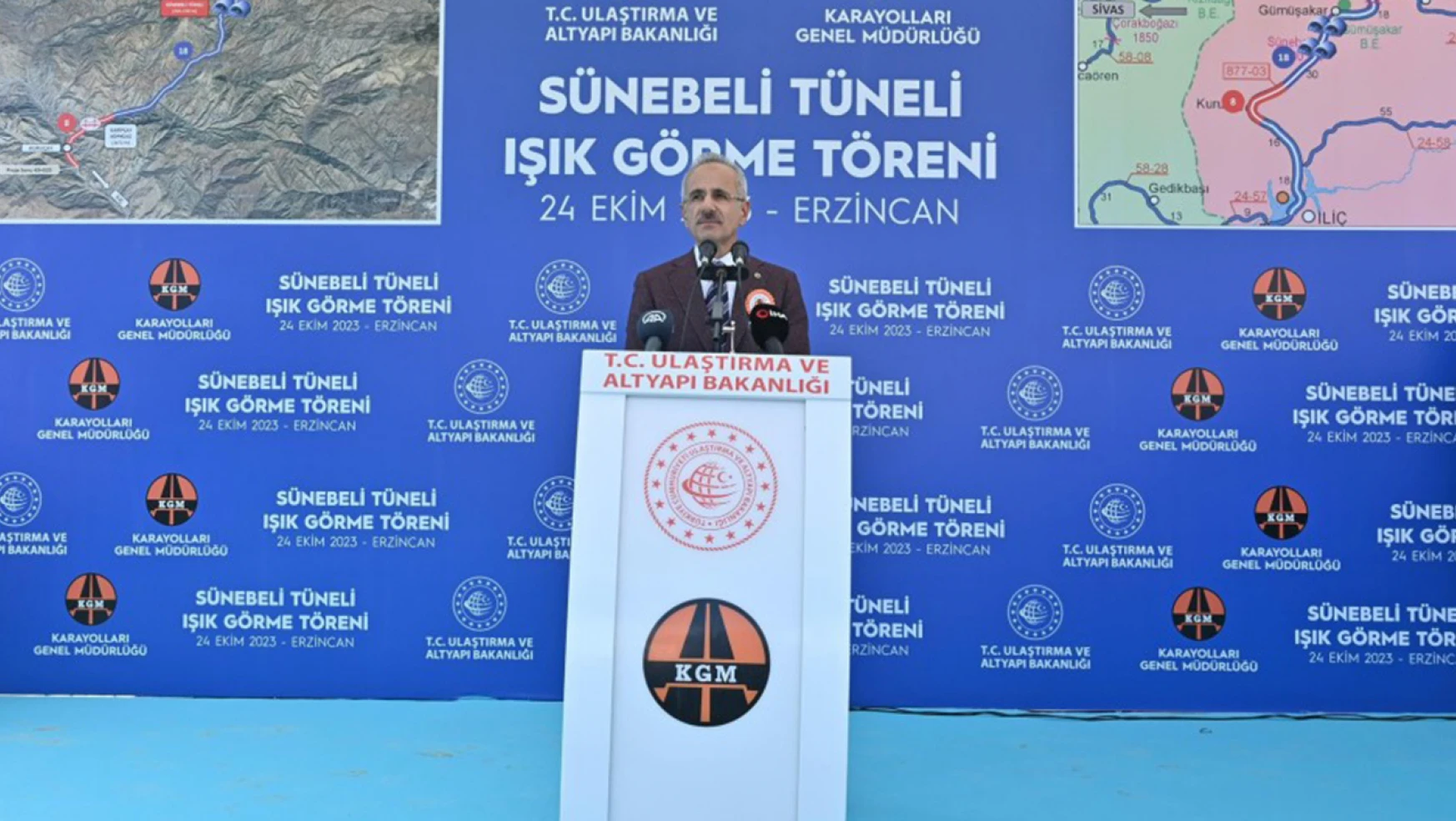 Bakan Uraloğlu Erzincan'da 'Işık Görme' törenine katıldı