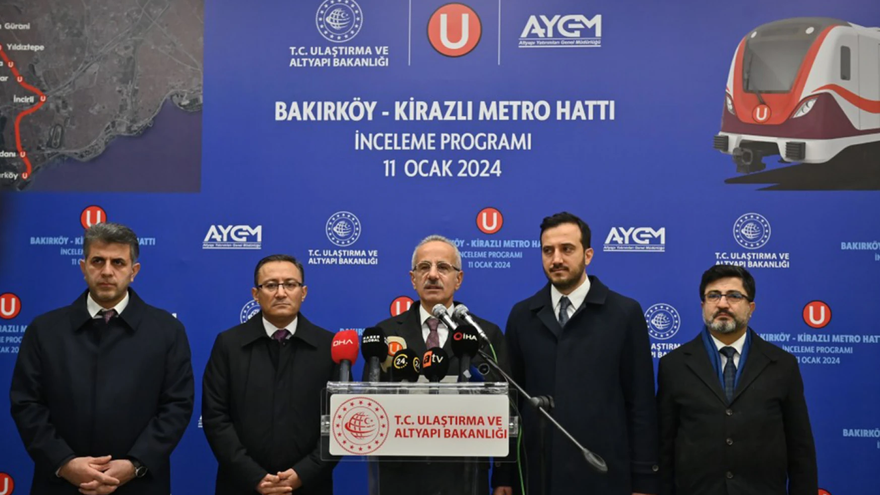 Bakırköy-Kirazlı metro hattı şubat sonunda hizmete açılacak