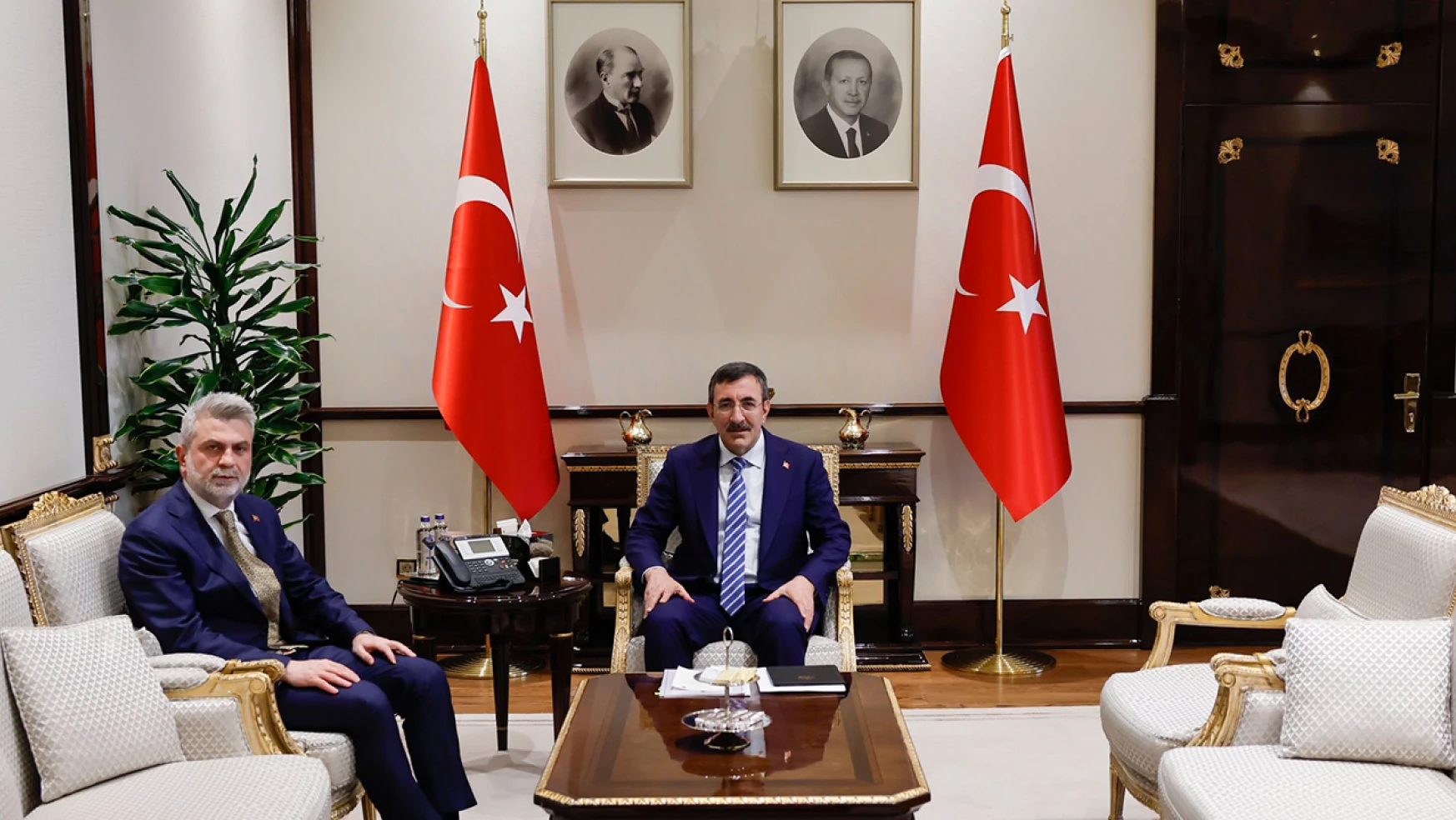Başkan Fırat Görgel, Kahramanmaraş'ın sorunlarını Cevdet Yılmaz'a iletti