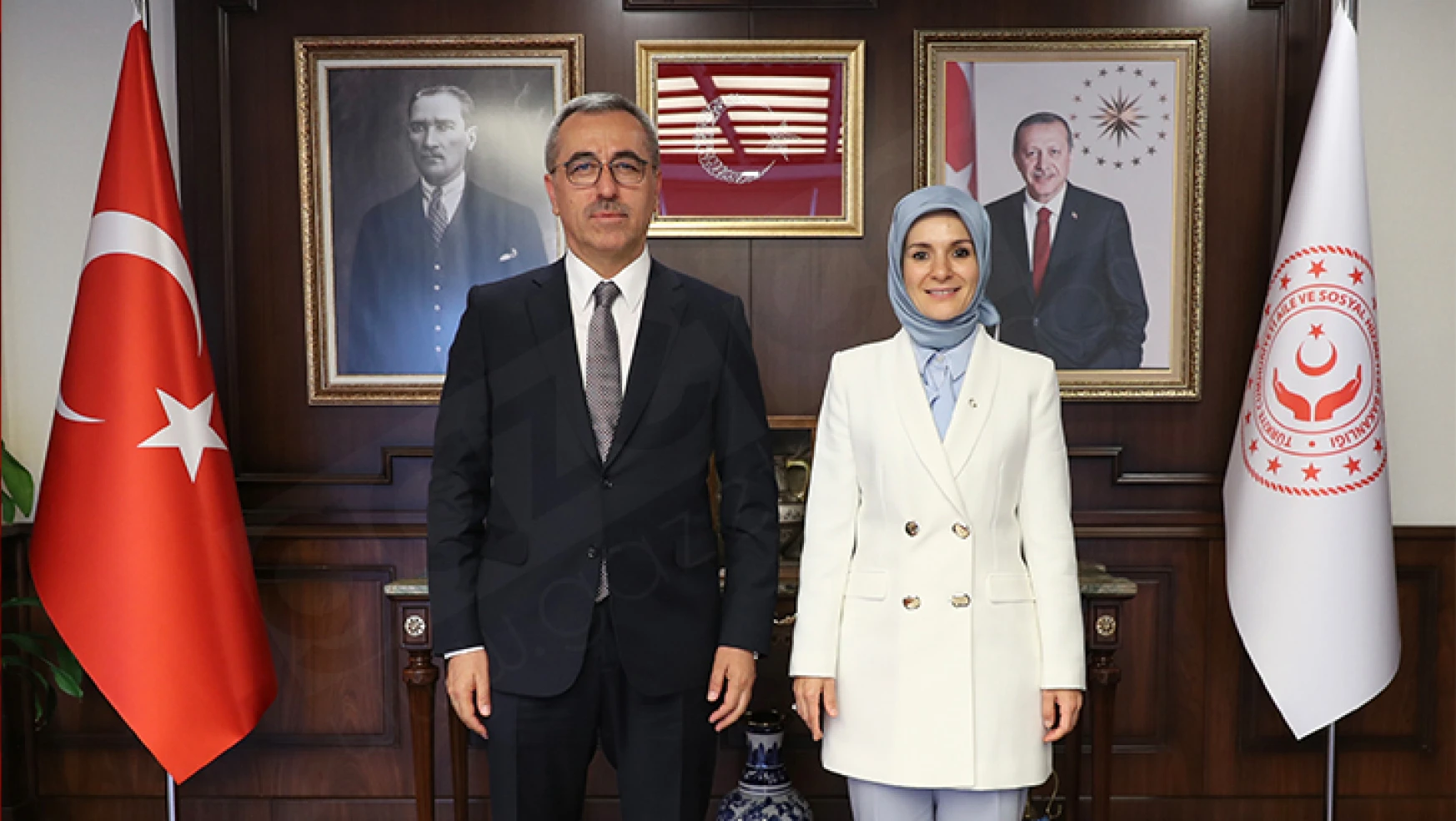Başkan Güngör'den Bakan Özdemir Göktaş'a ziyaret