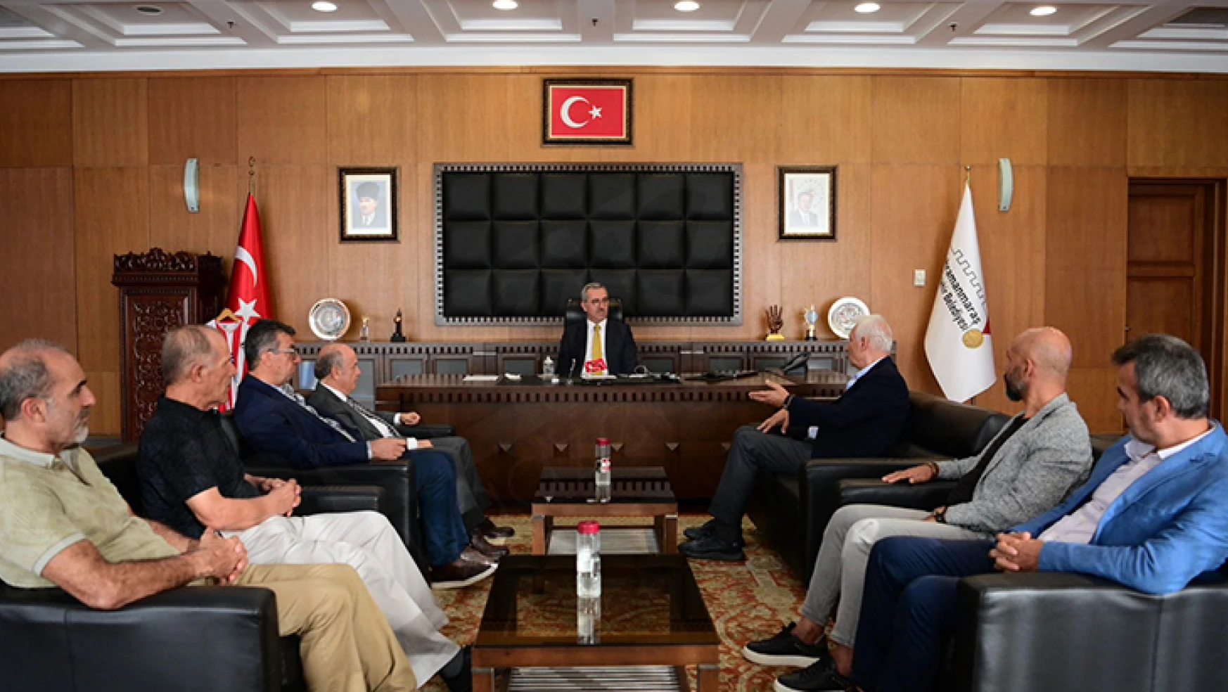 Başkan Güngör, TÜFAD başkanı ve yönetim kurulu üyelerini ağırladı