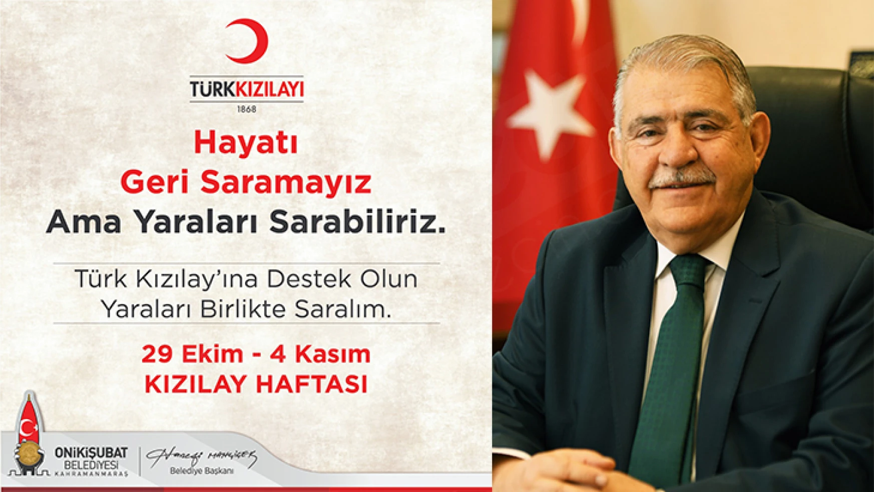 Başkan Mahçiçek: Türk Kızılay'ı, Türk Milleti'nin yardımseverliğinin bir tezahürüdür