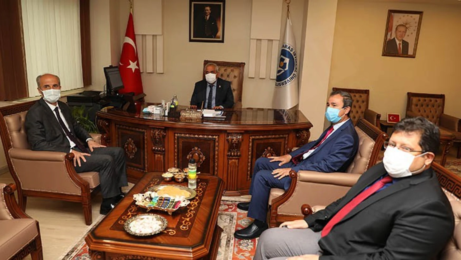 Başkan Okay Rektör Özgül'ü ziyaret etti
